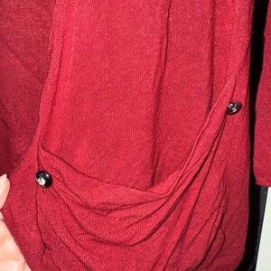 Red lightweight sweater